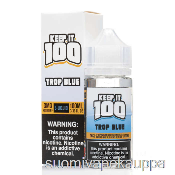 Vape Suomi Trop Blue - Säilytä Sitä 100 E-nestettä - 100ml 6mg